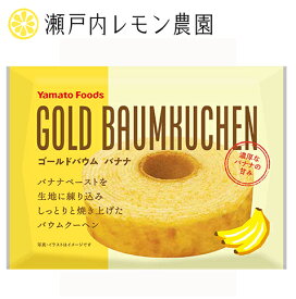 【 ゴールドバウム バナナ 】ヤマトフーズ バウムクーヘン 食べきりサイズ バウム バナナ味
