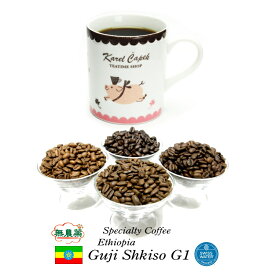 無農薬99.9％カフェインフリー・オーダーメイド　デカフェ エチオピア シダモ グジ シャキッソ G1 TadeGG農園　ウォッシュド　100g カフェインレスコーヒー スイスウォーター　オーガニック生豆100％使用