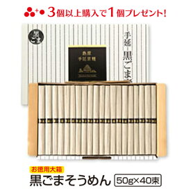 訳あり 送料無料 島原手延べそうめん 黒ごまそうめん 40束入 (50g×40束) 世界的グルメガイド東京 2023年度版にて二つ星を獲得したお店でも提供されてる逸品です！島原素麺 長崎 食品 短賞味期限 珍しいもの