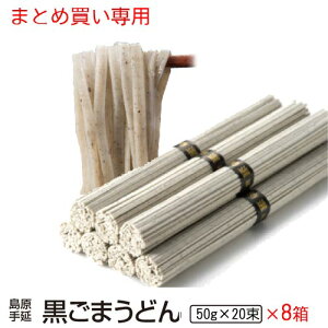 ギフト 内祝い 送料無料 島原手延べ 黒ごまうどん 20束8個入り 法人 法要 法事 島原素麺 長崎 食品 ご当地グルメ お取り寄せグルメ 暑中見舞