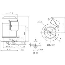 楽天市場】三相モーター 0．4kw 4p 200vの通販