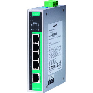 MOXA 5�|�[�g(RJ45 EDS-G205A-4POE-T PoE×4 RJ45×1) �t���M�K�r�b�g �A���}�l�[�W�h �C�[�T�l�b�g�X�C�b�` ���C�h���x���f��