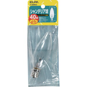 ELPA �V�����f���A G-66NH(C) E17 40W 250�܂Ƃߔ��� 250�� �y�܂Ƃߔ��菤�i�z