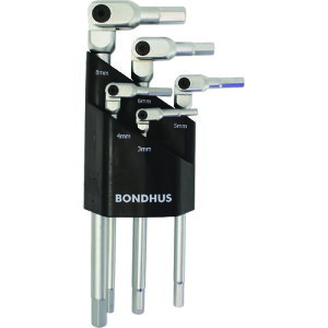BONDHUS HEX HP5-1C-25R PRO �s�{�b�g�w�b�h�Z�p�����`�Z�b�g 5�{�g 3�|8mm No.00025 10S�܂Ƃߔ��� 10S �y�܂Ƃߔ��菤�i�z