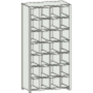 TRUSCO �X�`�[�����敪�I KA-4070 KA�^ �R�{���~�ߕt 889X214XH1802 4��7�i