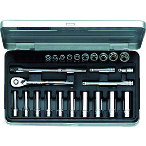 KTC 6.3sq.�\�P�b�g�����`�Z�b�g(25�_) TB2X20 �����p6.35mm 6�p