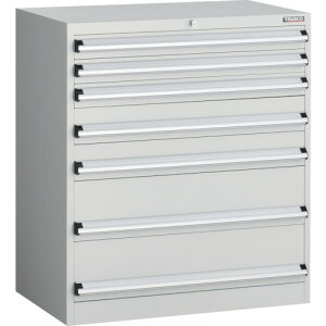 TRUSCO VE9S�^���ʃL���r�l�b�g VE9S-1004-W 880X550XH1000 ���o��7�i �z���C�g�F