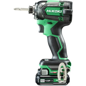 HiKOKI 10.8V�R�[�h���X�C���p�N�g�h���C�o WH12DCA-2LS 4.0Ah �o�b�e���[�Z�b�g�i �A�O���b�V�u�O���[��