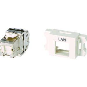 �R�[�j���O Cat6A VOL-6AOCBZL-WHL RJ45���W�����[�W���b�N+JIS�v���[�g�p�A�_�v�^�Z�b�g 10S�܂Ƃߔ��� 10S �y�܂Ƃߔ��菤�i�z