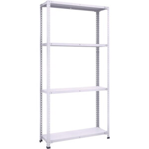 TRUSCO 軽量150型中棚ボルトレス棚 TLA63K-14 W900XD300XH1800 4段