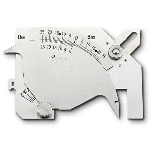 SK 溶接ゲージ(圧接後膨らみ外径/ビード幅/アンダーカット/食い違い段差/脚長/すみ肉のど厚) WGU-9M