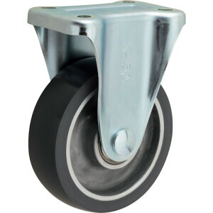イノアック 牽引台車及び汚れ対策用キャスター CFU-200AWK アルミ芯金タイプ 固定金具付 ウレタン