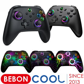 【期間限定2780★楽天1位獲得】BEBONCOOL 任天堂対応 Switch コントローラー 自動連射 Switch プロコン 無線 Switch/lite/有機ELモデル/PC Steam対応 プロコントローラー ニンテンドースイッチ コントローラー Nintendo Switch proコントローラー 振動 背面ボタン ギフト