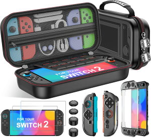 BEBONCOOL jeh[XCb`2 P[X Zbg 4 in 1 jeh[XCb`2 [P[X nintendo switch2 Jo[ [obO e \tg Q[J[h12 ^уP[X LO P[X S