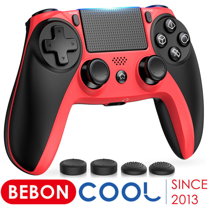 楽天市場 Beboncool Ps4 コントローラー ワイヤレス 無線 プレステ4 コントローラー タッチパッド Dualshock 4 リモートコントロール 二重振動 900mah大容量バッテリー ジャロイセンサー イヤホンジャック Bluetooth接続 デュアルショック4 Ps4 青雲白猫