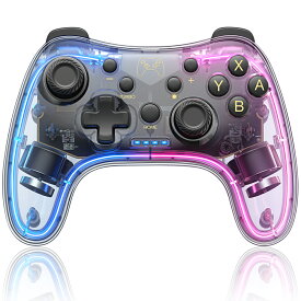 【300円クーポン配布中】Switch/Switch2 コントローラー スイッチ コントローラー ワイヤレス プロコントローラー BEBONCOOL スイッチ プロコン nintendo switch proコントローラー 振動 連射 ジャロイセンサー 任天堂switch全世代対応 透明 プレゼント 送料無料 一年保証