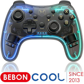 【クーポン300配布中】任天堂switch対応 スイッチ コントローラー ワイヤレス プロコントローラー switch コントローラー プロコン nintendo switch proコントローラー 振動 連射 透明 ジャロイセンサー スイッチ プロコントローラー プレゼント