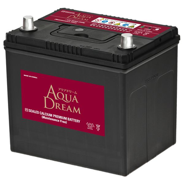 AQUA DREAM アクアドリームAD-MF 100D23R国産車用バッテリー MF 充電制御車対応主な互換品番：70D23R 75D23R 80D23R 85D23R 90D23R他