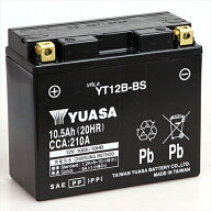 台湾YUASA 台湾ユアサバイク用バッテリー【電解液注入・充電済】YT12B-BS主な互換品番：GT12B-4・FT12B-4…