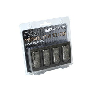 hY KYO-EIMN01GK-4Pђʃibg Kics MONOLITH T1/06 M12XP1.5 Glorious Black 4pcs OAXubN