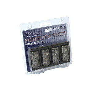 hY KYO-EIMN04GK-4Pђʃibg Kics MONOLITH T1/07 M14XP1.5 Glorious Black 4pcs OAXubN