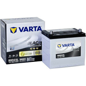 VARTA �o���^80D23L-VARTA�u���b�N�_�C�i�~�b�N�[�d����ԑΉ��J�[�o�b�e���[��Ȍ݊��F55D23L/60D23L/65D23L/70D23L/75D23L/80D23L