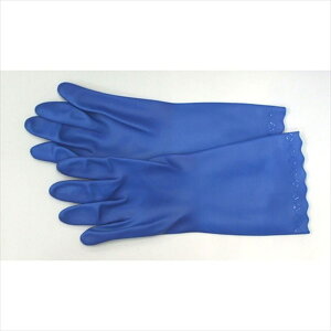 CRETOM クレトムDA-31ビニール手袋 サーモ発泡 Lサイズ ブルー