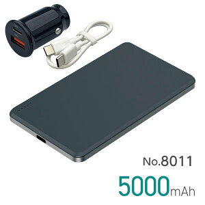 �勴�Y�� BALNo.8011���ő̃��o�C���o�b�e���[ 5000mAh�@�J���[�F�u���b�N�@DC12/24V USB�[�d��t�i���S�����������ő̓d�r���̗p�^�������E�y���E�����E���S�ň��S�j