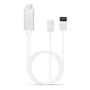 Android iphonẻʂerɉf@ėp@~[O@HDMI rfI A_v^[ Ro[^[ TV ^CvC@USB [[֔Es]tecc-miacable02