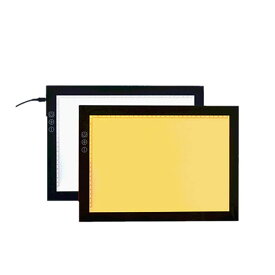 光る 芸術 ボード A4サイズ Wカラー搭載 トレース台 ライトテーブル 薄型5mm LED 複写 絵画 デッサン 製図　tecc-a4trace02