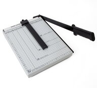 据置型 ペーパーカッター A4 裁断機 【 B7 B6 A5 B5 A5 B5 A4 】300×250mm対応 ズレ防止 連動用紙ストッ…