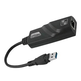 高速通信 1000Mbps USB LANアダプター USB3.0 1000Mbps 有線LAN　有線接続　安定 ドライバ不要 for Windows/Mac/Linux　tecc-usbtorj4502