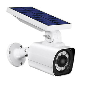 ソーラーライト ダミーカメラ型 人感センサー 防水 ガーデン 照明 太陽光 電気代 ゼロ 防犯 抑止 tec-damilight05