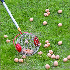 ゴルフ ボールピッカー ボール回収器 回収 卓球 ゴルフボール 回収機 キャッチャー ボール拾い 球 ガーデン 栗 収穫 ハンドル付 dar-tamahiroi