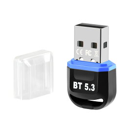 Bluetooth非搭載のパソコンでBluetooth周辺機器が使えるアダプタ　Bluetooth 5.3 USB ドングル USBアダプタ パソコン PC 周辺機器 Windows10/11 対応 tec-blt53ada02