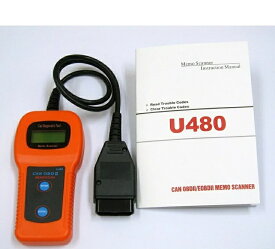【送料無料・一部地域除く】OBD2 MINI スキャンツール OBD2 U480 コードスキャナー 故障診断機 CAN コードリーダー　　ORG-A0327U