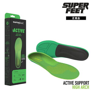 r[ŃN[|{Ki C\[ X[p[tB[g SUPERFEET ACTIVE SUPPORT HIGH ARCH Green ANeBuT|[g jO EH[LO XL[ Xm[{[h oR ~ 25-26