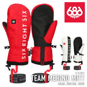 r[ŃN[|[{Ki]Xm[{[h XL[ O[u VbNXGCgVbNX 686 TEAM MERINO MITT True Red / White Y fB[X 25-26