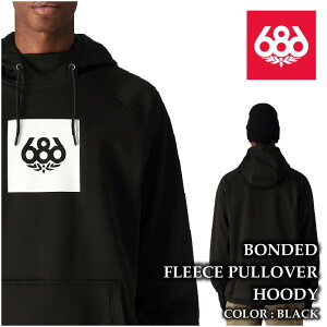 r[ŃN[|[{Ki]Xm[{[h p[J[ t[fB[ VbNXGCgVbNX 686 MENS BONDED FLEECE HOODY Black Y 25-26