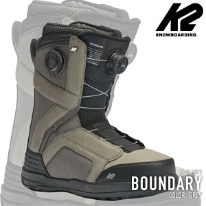 ���{���K�i �X�m�[�{�[�h �u�[�c �P�[�c�[ K2 BOUNDARY Grey �o�E���_���[ �����Y 25-26