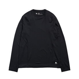 レビューでクーポン★[日本正規品] スノーボード インナー バートン BURTON SYNTHETIC LIGHTWEIGHT BASE LAYER CREWNECK True Black 26-27
