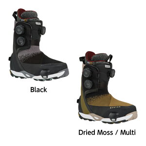 ���r���[�ŃN�[�|����[���{���K�i] �X�m�[�{�[�h �u�[�c �o�[�g�� BURTON WOMENS WAVERANGE X PRO STEP ON Black / Dried Moss Multi �E�F�C�u�����W �G�b�N�X �v�� �X�e�b�v�I�� ���f�B�[�X 26-27