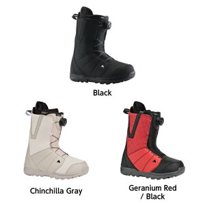 ���r���[�ŃN�[�|����[���{���K�i] �X�m�[�{�[�h �u�[�c �o�[�g�� BURTON MOTO BOA Black / Chinchilla Gray / Geranium Red Black ���g �{�A �����Y 26-27