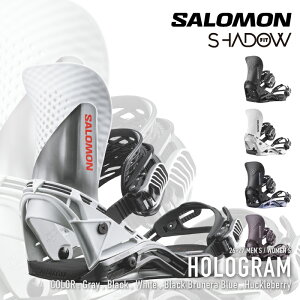 ���r���[�ŃN�[�|����[���{���K�i] �X�m�[�{�[�h �r���f�B���O �T������ SALOMON HOLOGRAM Black / White / Grey / Black Brunera Blue / Huckleberry �z���O���� �����Y ���f�B�[�X 26-27