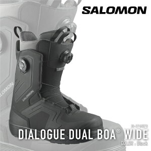 ���r���[�ŃN�[�|����[���{���K�i] �X�m�[�{�[�h �u�[�c �T������ SALOMON DIALOGUE DUAL BOA WIDE Black �_�C�A���O �f���A���{�A ���C�h �����Y 26-27