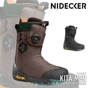 ���r���[�ŃN�[�|����[���{���K�i] �X�m�[�{�[�h �u�[�c �i�C�f�b�J�[ NIDECKER KITA MEN Black / Ejack Brown �L�^ �����Y 26-27