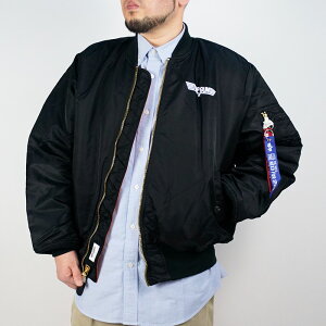 r[ŃN[|At@ × gbvK tCgWPbg ALPHA X TOP GUN MA-1 FLIGHT JACKET CJT50000C1 Black ubN  MA1 G R{ {o[WPbg {}[WPbg WPbg 