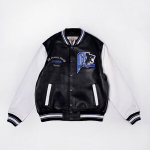 r[ŃN[|ABbNX ubNCIY o[VeBWPbg AVIREX BLACK LIONS VARCITY JACKET AVS241O06 Black ubN  X^W X^WAWo[ XL U[