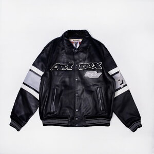 ���r���[�ŃN�[�|�����A���B���b�N�X ���X�x�K�X�W���P�b�g �o�[�V�e�B�W���P�b�g AVIREX LIMITED EDITION CITY SERIES LAS VEGAS JACKET AVS241O08 Black �u���b�N �� �����X�L�� �������U�[ �r�� �ݕt�� �X�^