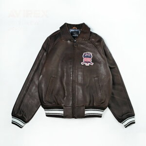 ���r���[�ŃN�[�|�����A���B���b�N�X �o�[�V�e�B�W���P�b�g AVIREX ICON JACKET AVF25IO21 Brown �A�C�R���W���P�b�g �u���E�� ���F �X�^�W���� ���U�[�W���P�b�g �X�^�W�A���W�����o�[ �����X�L�� 
